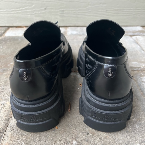 Sam Edelman Chunky Loafers in Black - Picture 3 of 7